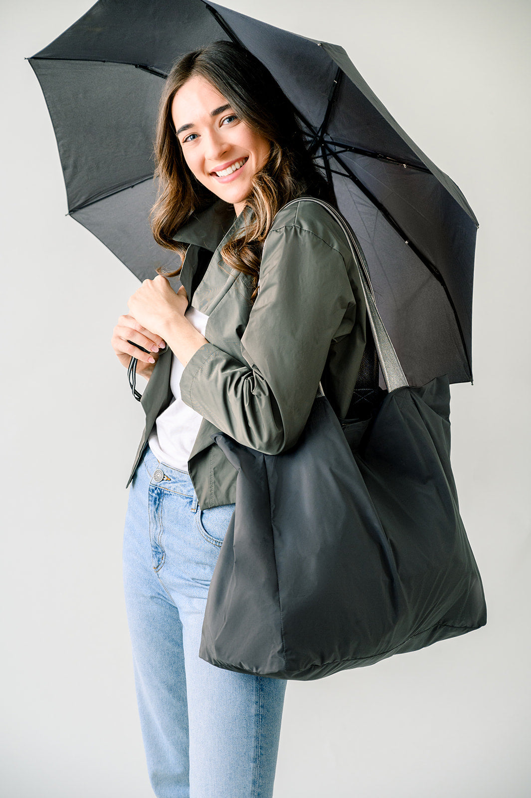 The All In Tote-Charcoal